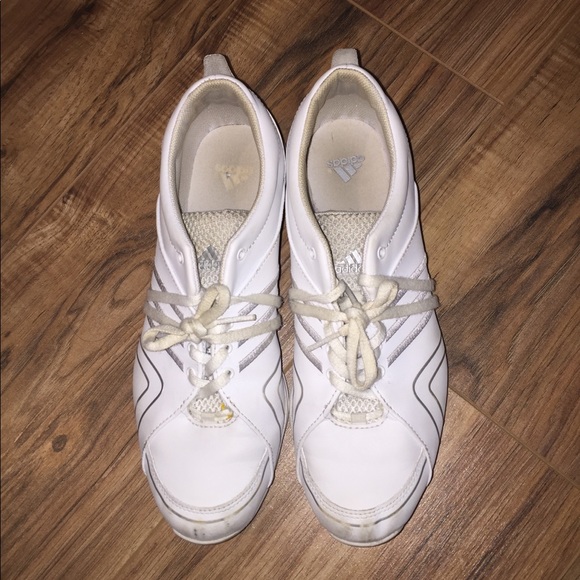 adidas Shoes - Adidas White Cheerleading Sneaker